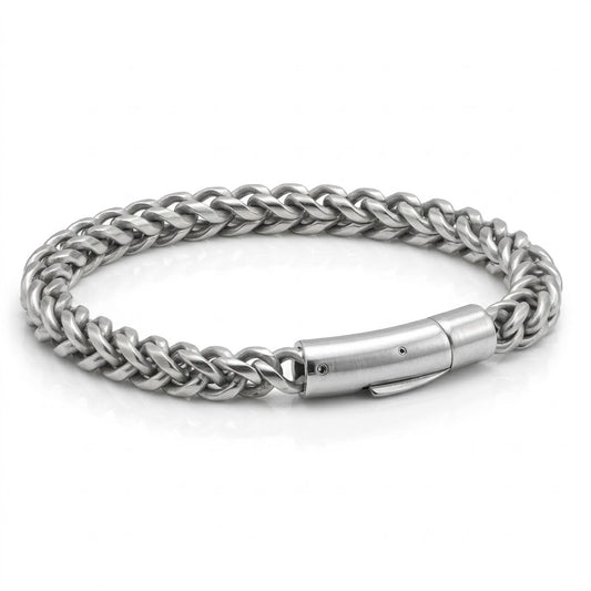6mm Foxtail Bracelet 316L Stainless Steel