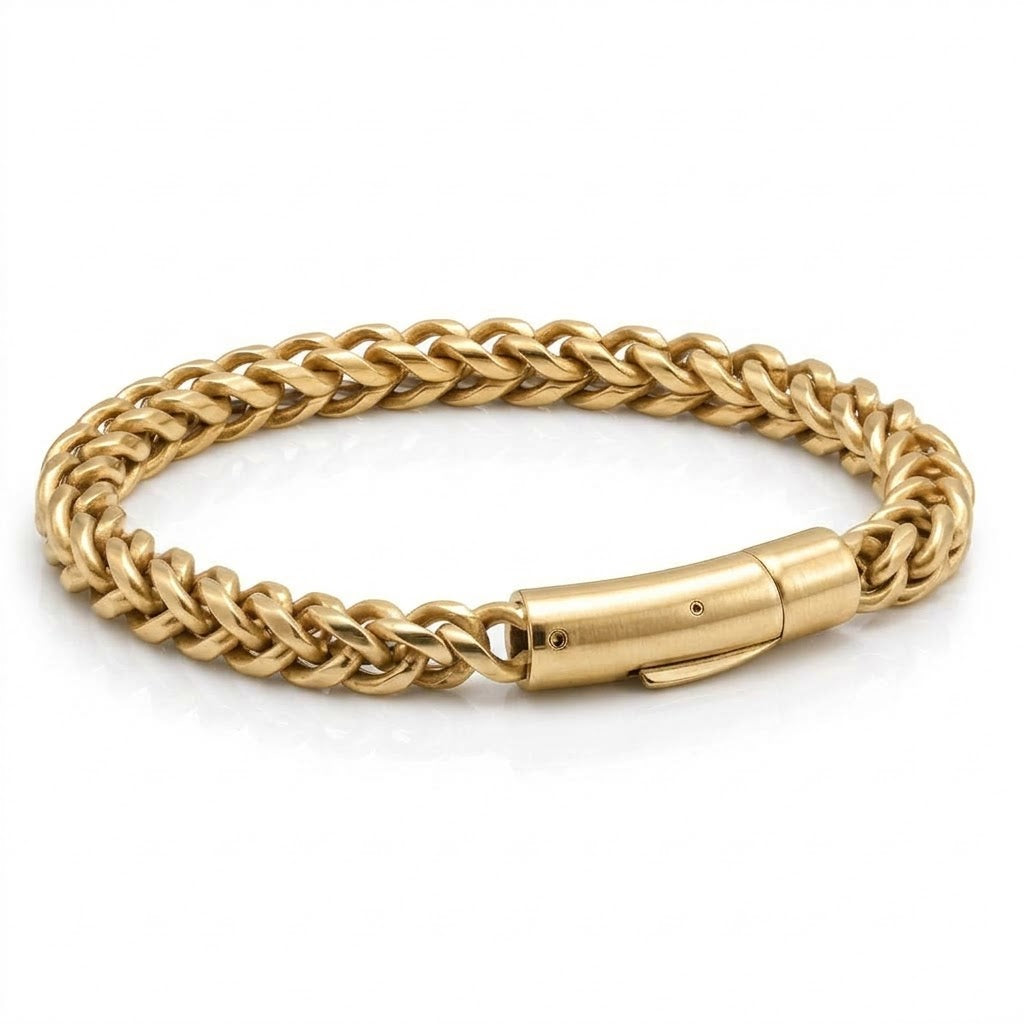 6mm Foxtail Bracelet 316L Stainless Steel