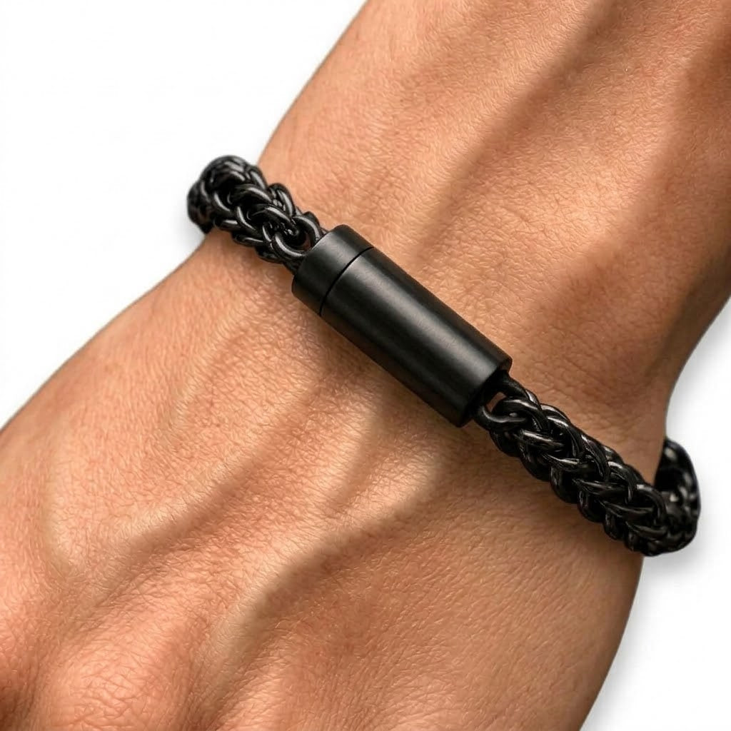 6mm Foxtail Bracelet 316L Stainless Steel